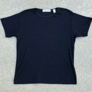 Amanda Smith Women's Vintage Ribbed S/Sleeve Top​​​​​​